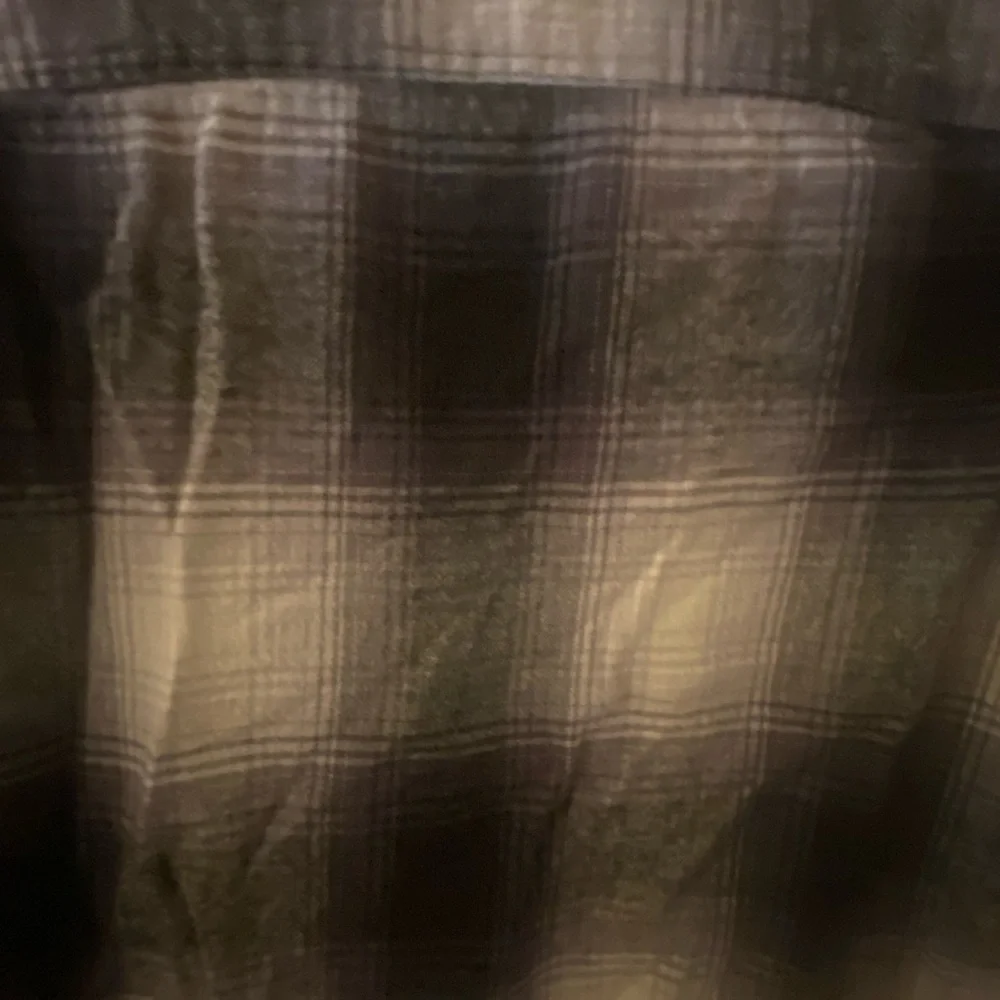 Wonder Nation Plaid Shirt in Black and Gray